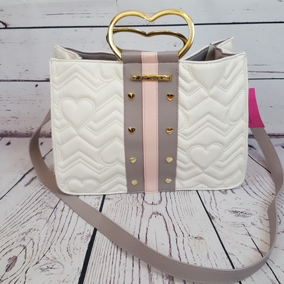 Betsey Johnson Handbags - Betsey Johnson Heart Handle Satchel NWT